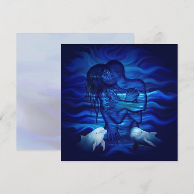 Liebe, Passionsakt - Paar mit Dolphin (Vorne/Hinten)