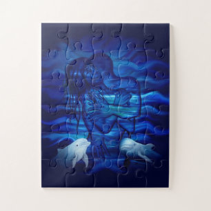 Liebe, Passionsakt - Paar mit Dolphin