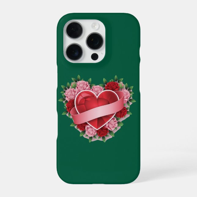 LIEBE PATTERN iPhone 16 PRO HÜLLE (Rückseite)