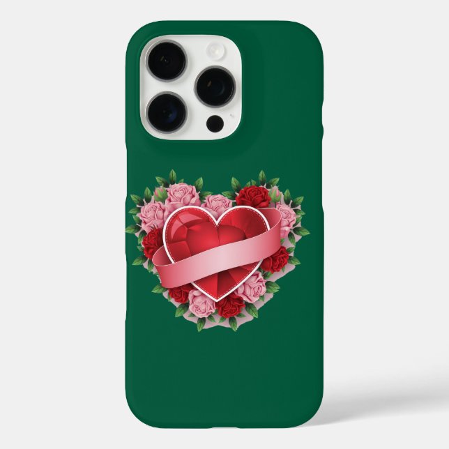 LIEBE PATTERN iPhone 16 PRO HÜLLE (Rückseite)