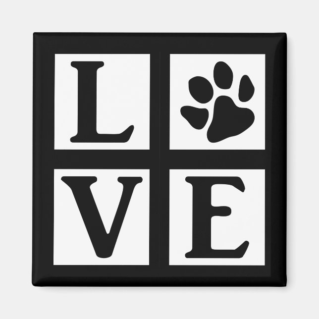 Liebe Paw Classic Boxed Magnet (Vorne)