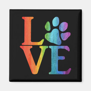 Liebe Paw Classic Rainbow Magnet