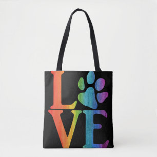 Liebe Paw Classic Rainbow Tasche