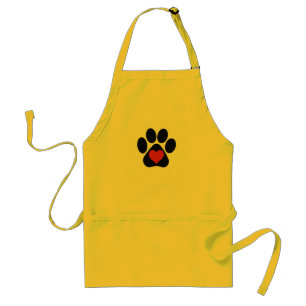 LIEBE Paw Print Schürze