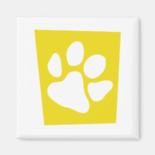 Liebe Paw Retro Magnet