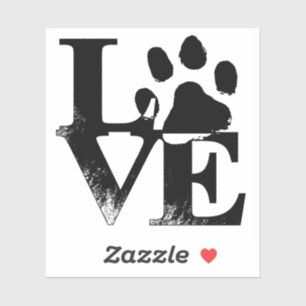 Liebe Paw Sticker