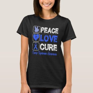LIEBE PEACE CURE CHARGE SYNDROM AWARENZ T-Shirt