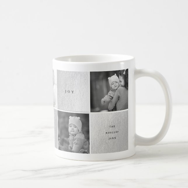 Liebe Peace Jocks Blocks Foto Collage Tasse (Rechts)