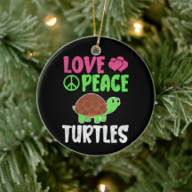 Liebe Peace Schildkröten Niedlich Zootiere Schildk