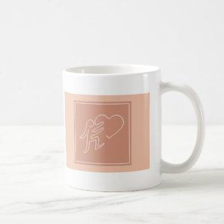 LIEBE (PEACH) KAFFEETASSE