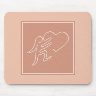 LIEBE (PEACH) MOUSEPAD