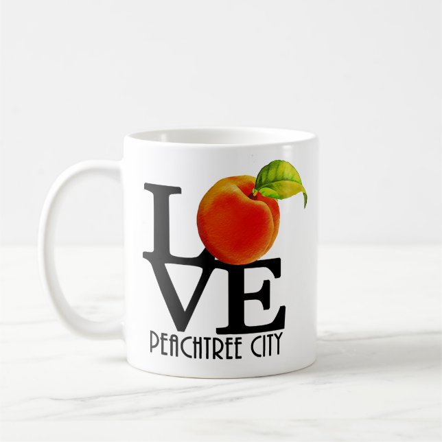 LIEBE Peachtree City 11oz Kaffeetasse (Links)