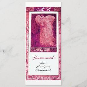 Liebe PEACOCK MONOGRAM Pink Weißes Programm
