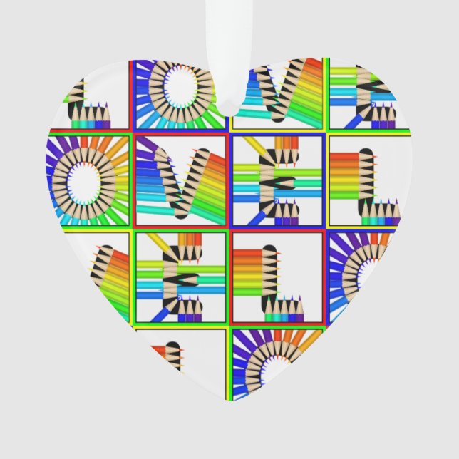 LIEBE PENCILS ORNAMENT (Vorderseite)