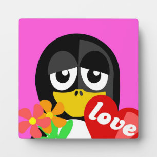 LIEBE PENGUIN FOTOPLATTE
