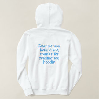 Liebe Person Hinter Mir Kapuzenpullover