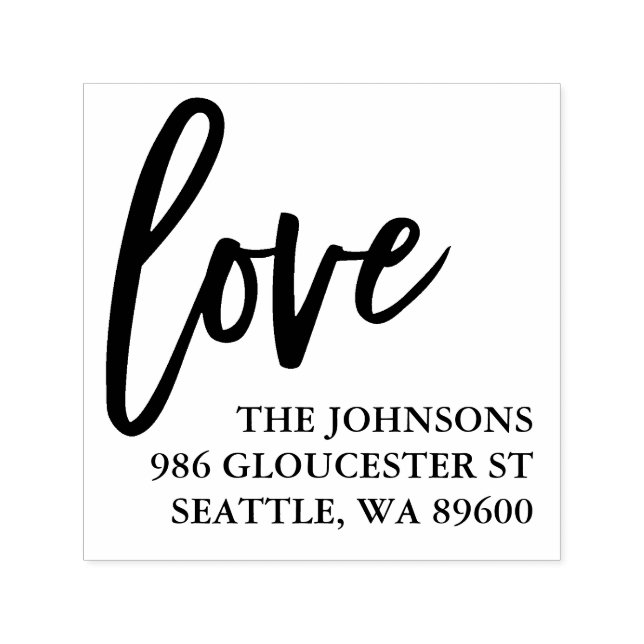Liebe | PERSONALISIERT Permastempel (Design)