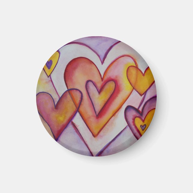 Liebe Personalisierte benutzerdefinierte Magnete h Magnet (Vorne)