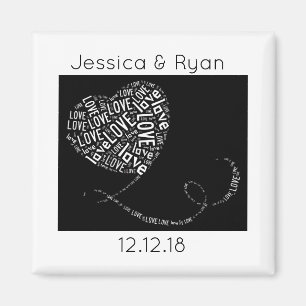 Liebe Personalisierte Kunst Magnet