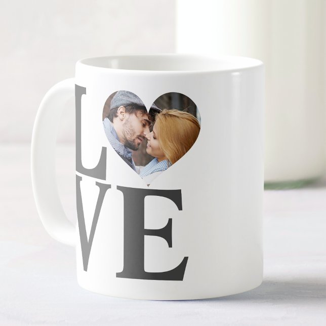 LIEBE Personalisierte Paare Foto Valentinstag Kaffeetasse (Von Creator hochgeladen)