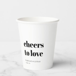 Liebe Personalisierter Gastgeschenke Hochzeiten Pappbecher