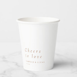 Liebe Personalisierter Gastgeschenke Hochzeiten Pappbecher