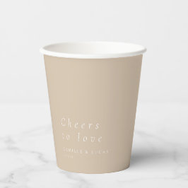 Liebe Personalisierter Gastgeschenke Hochzeiten Pappbecher