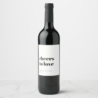 Liebe Personalisierter Gastgeschenke Hochzeiten We Weinetikett