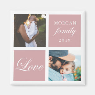 Liebe   Personalisiertes Foto Magnet