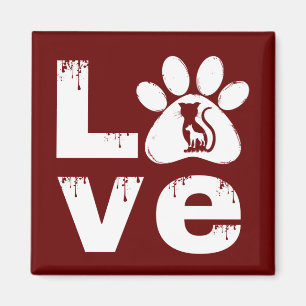 LIEBE PET PAW ANIMAL GIFT MAGNET