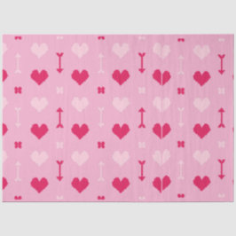 Liebe Pfeile und Blütenpapier Seidenpapier