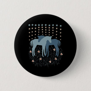 Liebe Pferde Mare Stallon Button