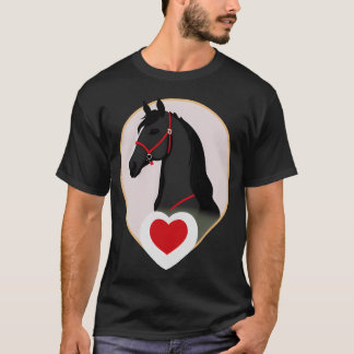 Liebe Pferde Vintag T-Shirt