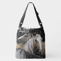 Liebe-Pferdenamensschablonen-Tasche