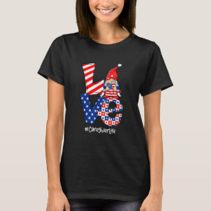 Liebe Pflegekraft Leben Krankenschwester Stethosko T-Shirt