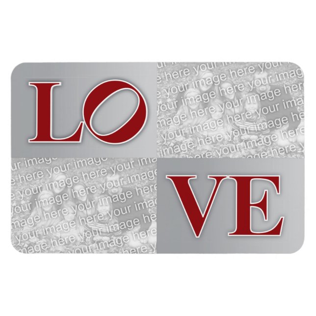 LIEBE Philadelphia Save the Date Custom Magnet (Horizontal)