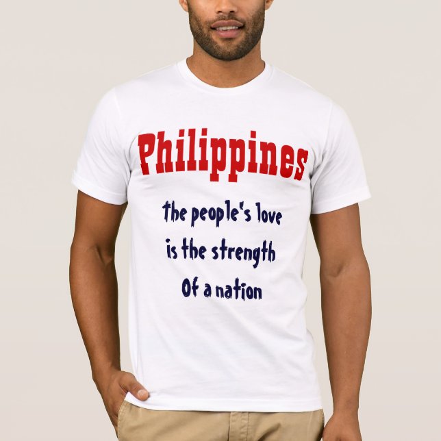 Liebe philippinische T - Shirt (Vorderseite)