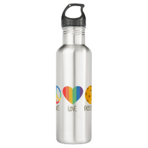 Liebe Pickleball Edelstahlflasche