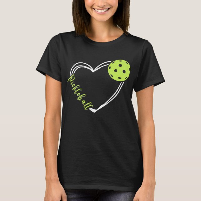 Liebe Pickleball Frauen T-Shirt (Vorderseite)