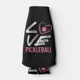 Liebe Pickleball Herzstück Pickle Ball Girl Flaschenkühler