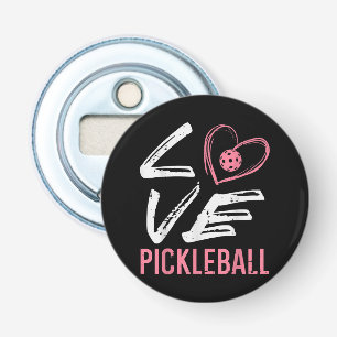 Liebe Pickleball Herzstück Pickle Ball Girl Flaschenöffner