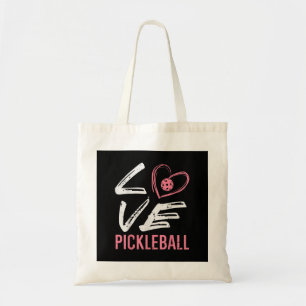 Liebe Pickleball Herzstück Pickle Ball Girl Tragetasche