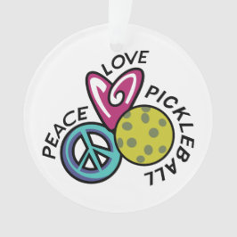 Liebe Pickleball Ornament