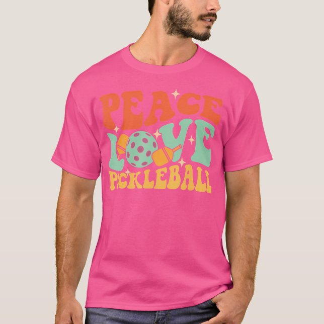 Liebe Pickleball - Pickleball P T-Shirt (Vorderseite)