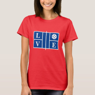LIEBE Pickleball Sport zum Shirt für Frauen