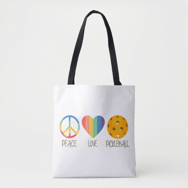 Liebe Pickleball Tasche (Vorderseite)