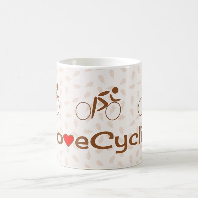 Liebe Piktogramm braun Kaffeetasse (Mittel)