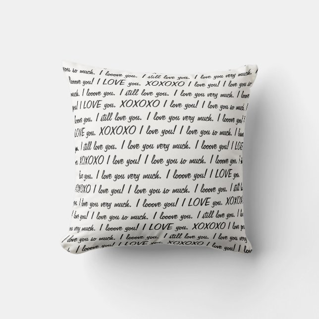 Liebe Pillow Kissen (Vorderseite)