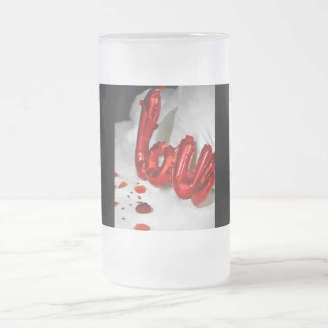 LIEBE PILLOW MATTGLAS BIERGLAS (Mittel)
