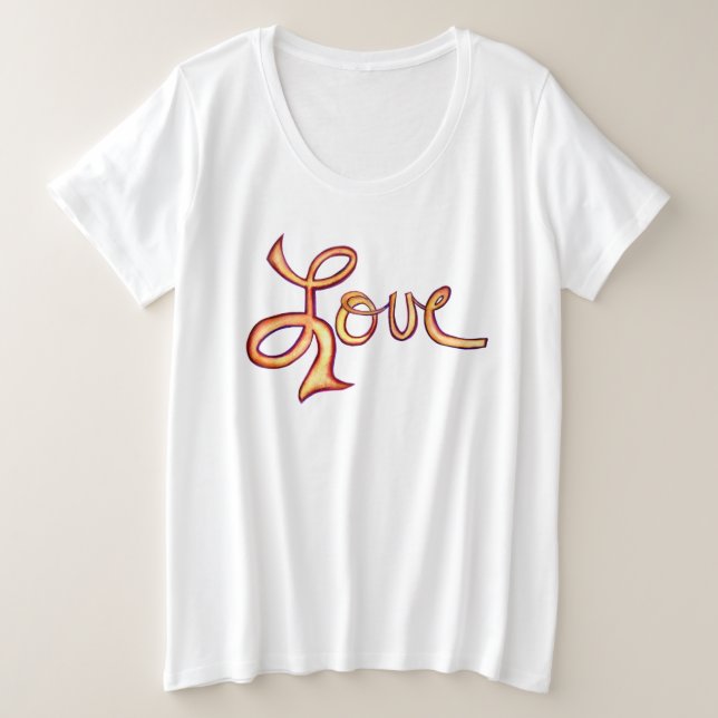 Liebe Pink Glamour Inspiration Art Shirts (Design vorne)